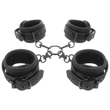 Polsini BDSM in Pelle Vegana per Sottomissione e Posture Variabili